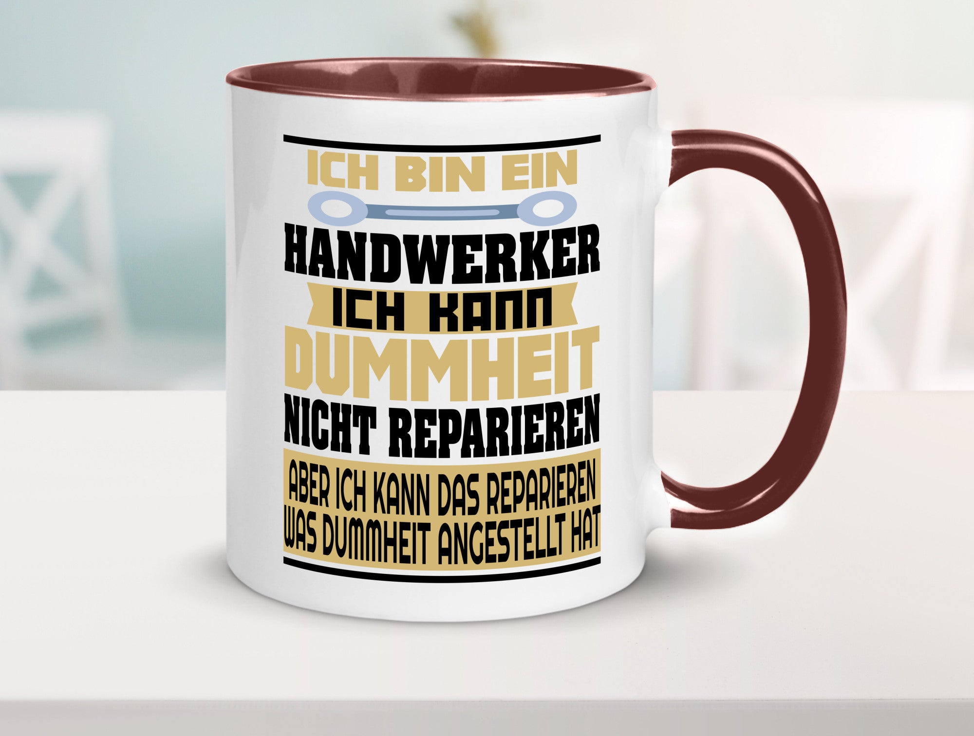 Ich bin Handwerker | Dummheit Schlechte Arbeit lustiger Spruch Geschenk