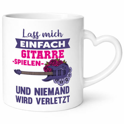 Lass mich Gitarre spielen und niemand wird verletzt lustig Humor Geschenkidee
