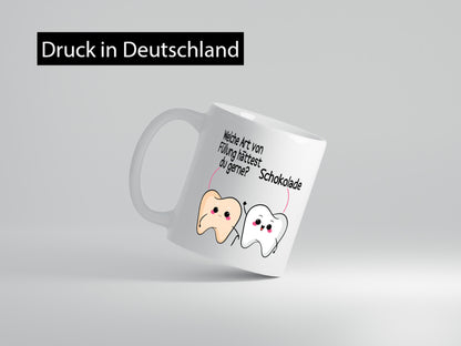 Welche art von Füllung hättest du gerne? | Zahnarzt Geschenk Humor Geschenkidee