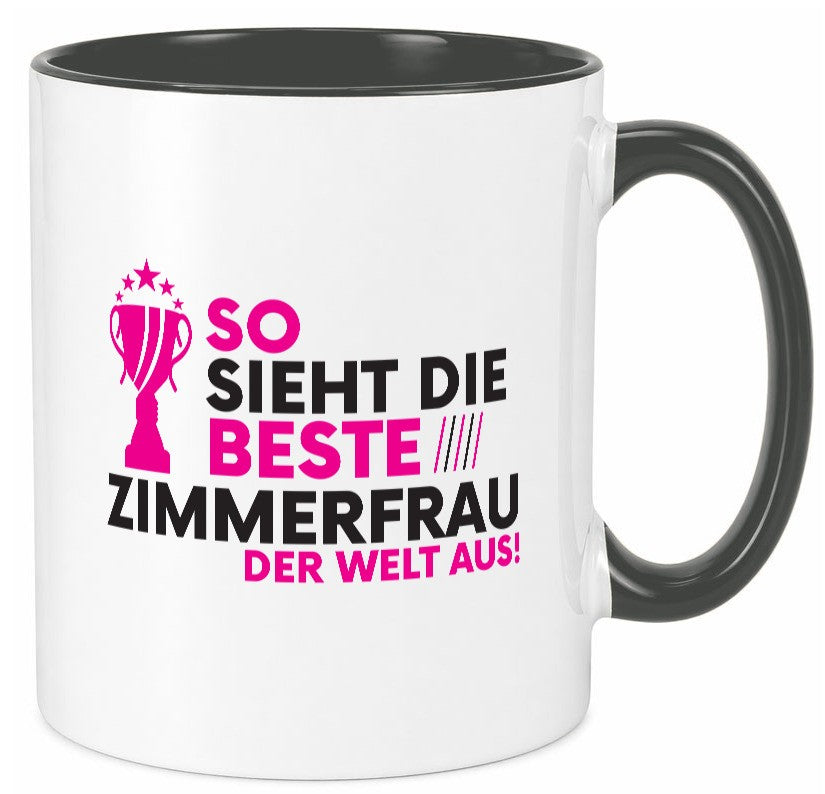 Die Weltbeste Zimmerfrau| Holzbau | Handwerkerin lustig Humor Geschenkidee Tasse