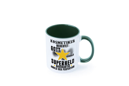 Bedeutung von Kosmetiker | Kosmetik Stylist Visagist Geschenkidee Humor Tasse