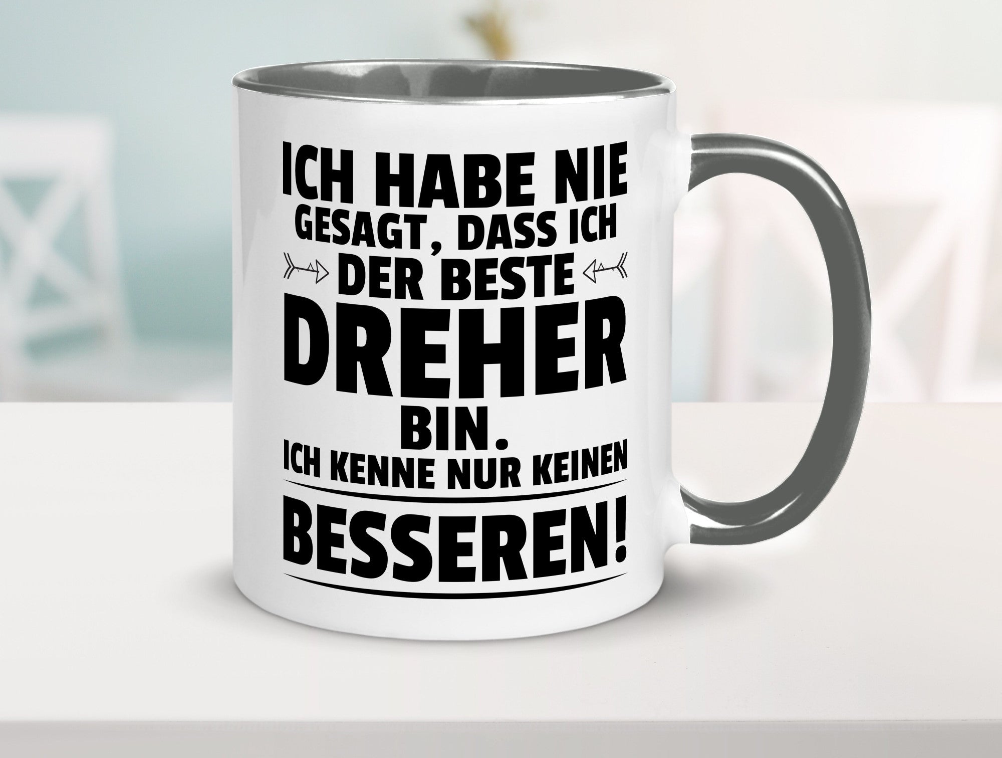 Der Beste Dreher | Fräser lustiger Spruch Geschenk Humor Geschenkidee Tasse