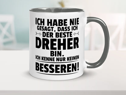 Der Beste Dreher | Fräser lustiger Spruch Geschenk Humor Geschenkidee Tasse