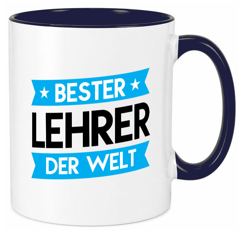 Bester Lehrer | Schule Beruf Schüler Geschenkidee Arbeit Kollegen Büro Humor Tasse