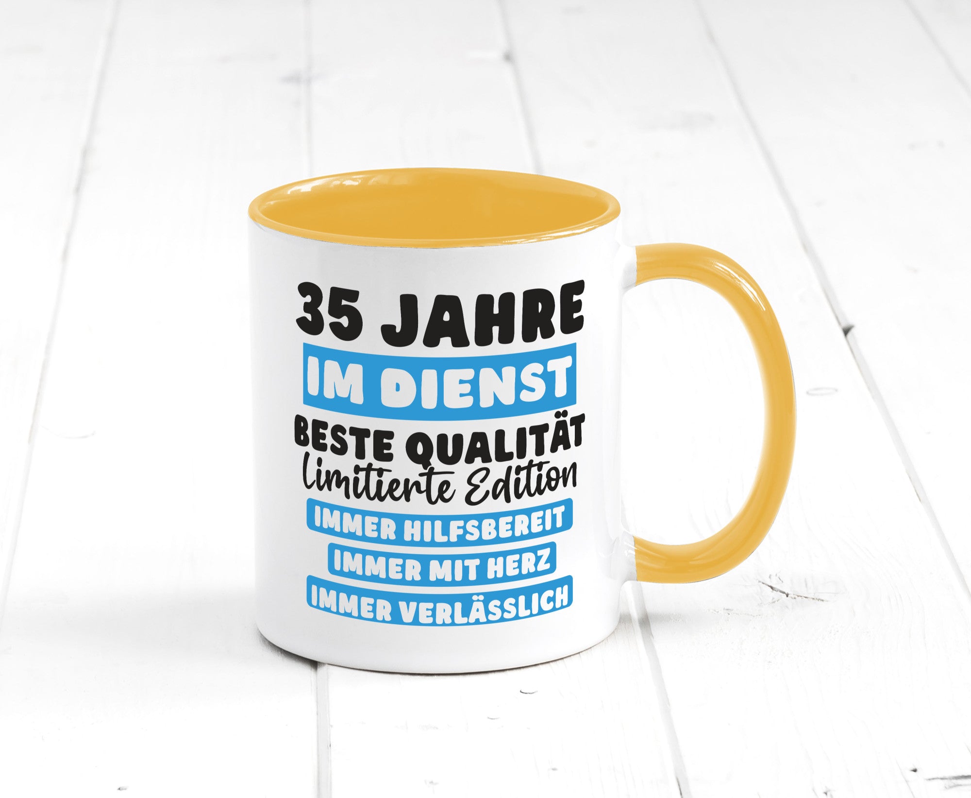 35 Jahre im Dienst | Jubiläum Arbeit v6 lustiger Spruch Geschenk Kollegen Büro