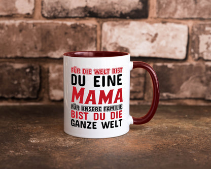 Beste mama der Welt lustiger Spruch Geschenk Familie Geschenkidee Tasse