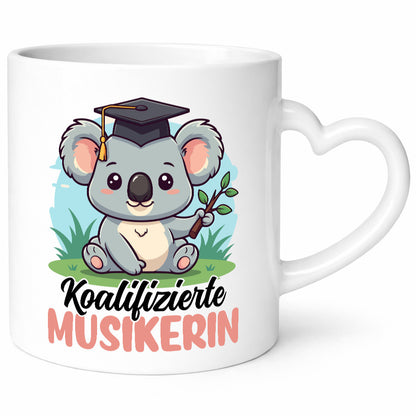 Koalifizierte Musikerin | Musik Musikantin Geschenkidee Humor Tasse