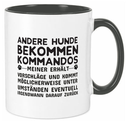 Hunde Training | Hundebesitzer Tasse Hundekommando lustig Tierliebhaber Humor