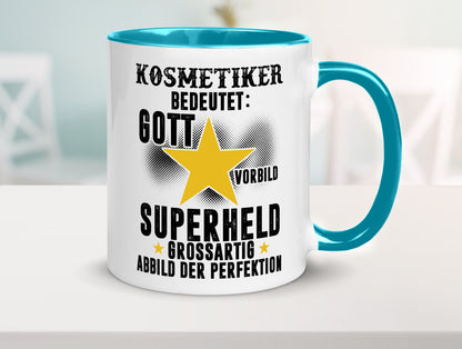 Bedeutung von Kosmetiker | Kosmetik Stylist Visagist Geschenkidee Humor Tasse