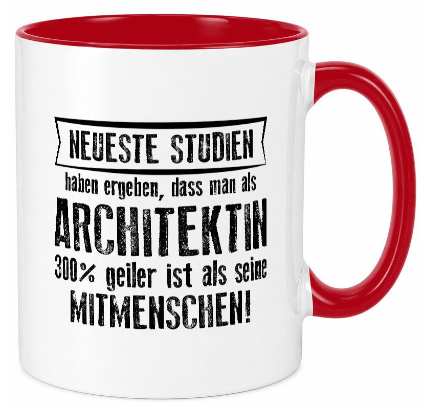 Neuste Studien: Architektin | Architektur Büro Geschenk Arbeit Kollegen Tasse