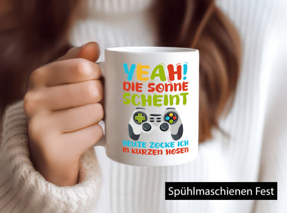 Sommer | in Kurze Hosen Zocken Zocker Gamer lustig Humor Geschenkidee Geschenk