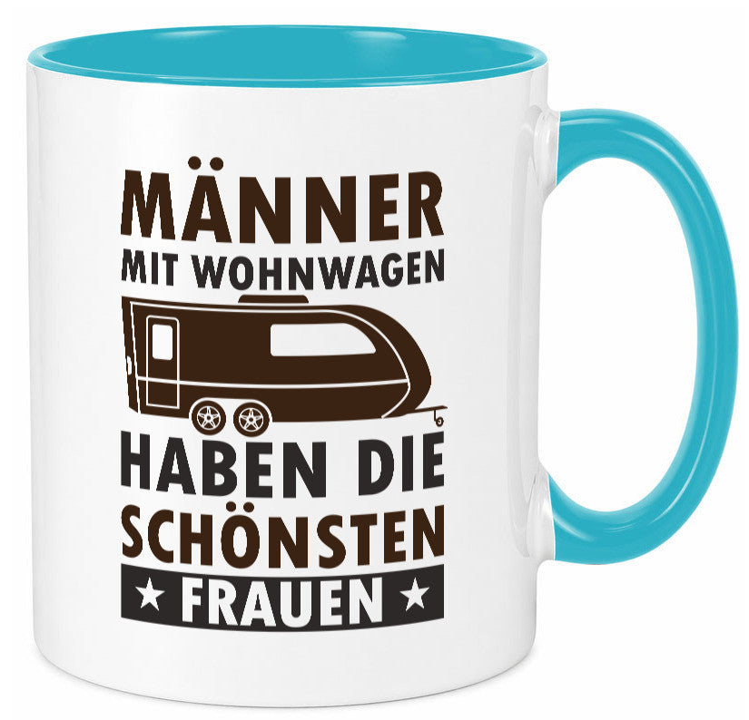 Männer mit Wohnwagen | Schönste Frauen Camping v2 lustig Humor Geschenkidee Tasse