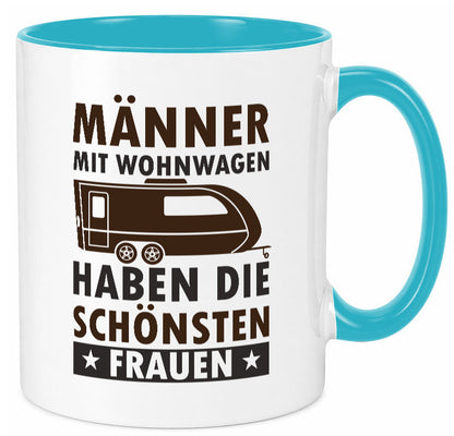 Männer mit Wohnwagen | Schönste Frauen Camping v2 lustig Humor Geschenkidee Tasse