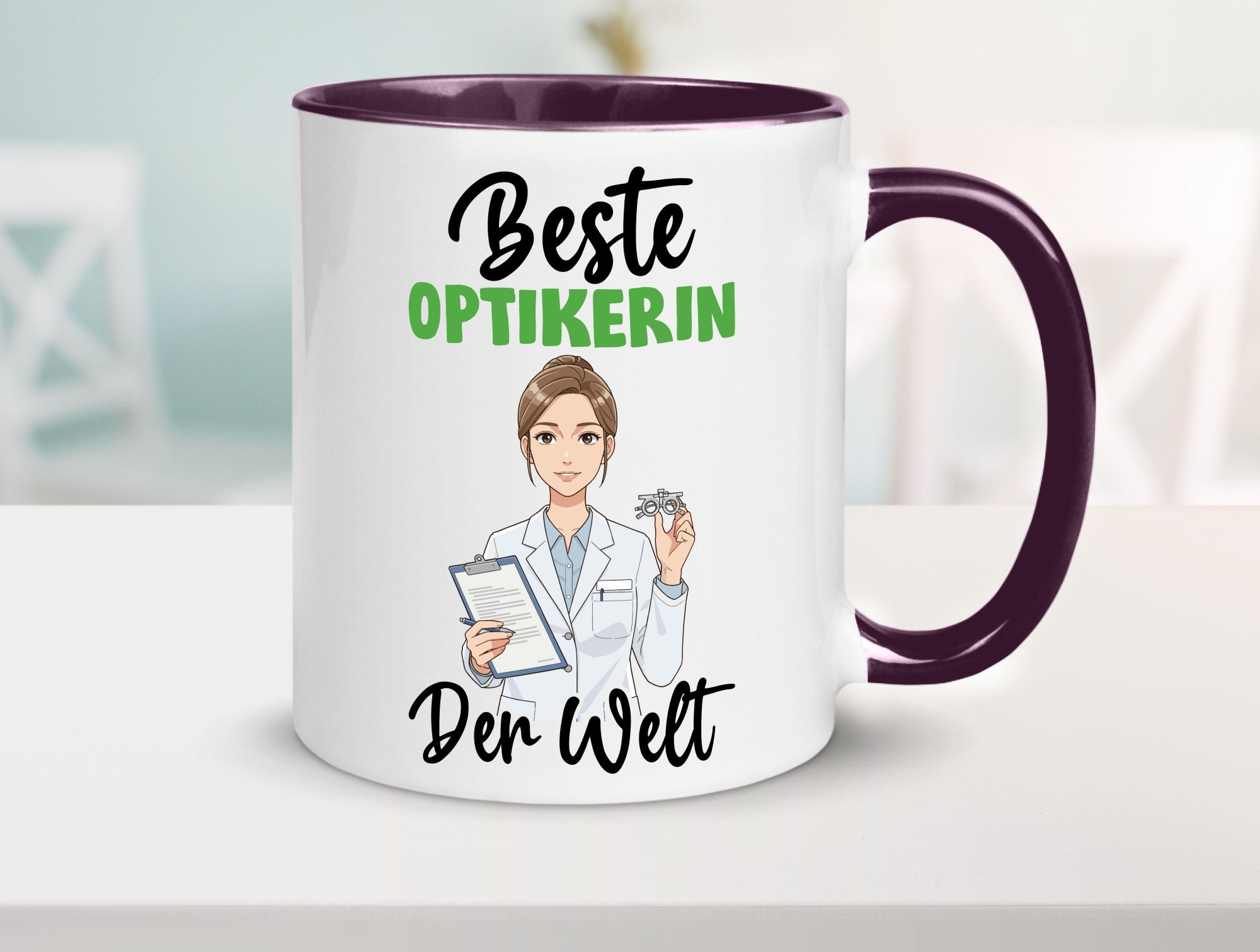 Beste Optikerin | Augenoptik v2 Geschenk Humor Geschenkidee lustiger Spruch