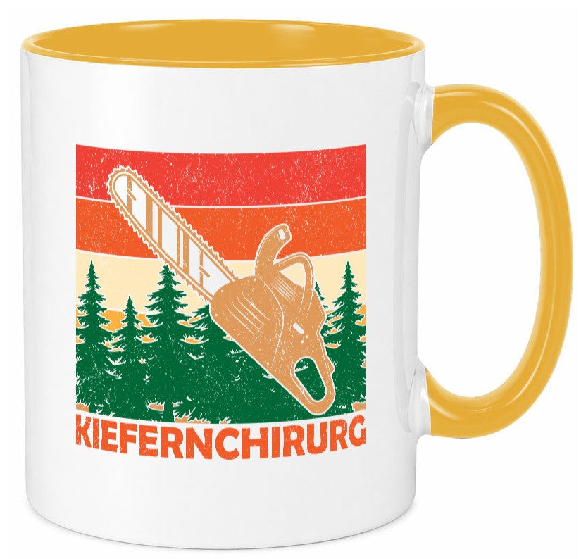 Kiefernchirurg | Kettensäge Waldarbeiter Holz Geschenk Arbeit Kollegen Büro Tasse