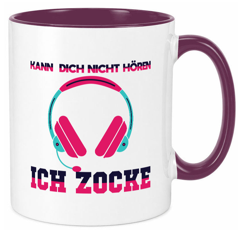 Kann dich nicht hören ich Zocke | Gamer Zocken Zocker Geschenkidee Humor Tasse