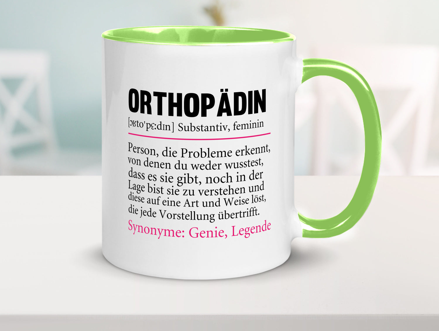 Orthopädin | Spruch Beruf Humor Orthopädie v2 Arbeit Kollegen Büro Geschenkidee