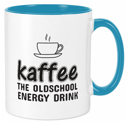 Oldschool Kaffee | Kaffeetrinker Tasse Statement lustiger Spruch Geschenk Humor
