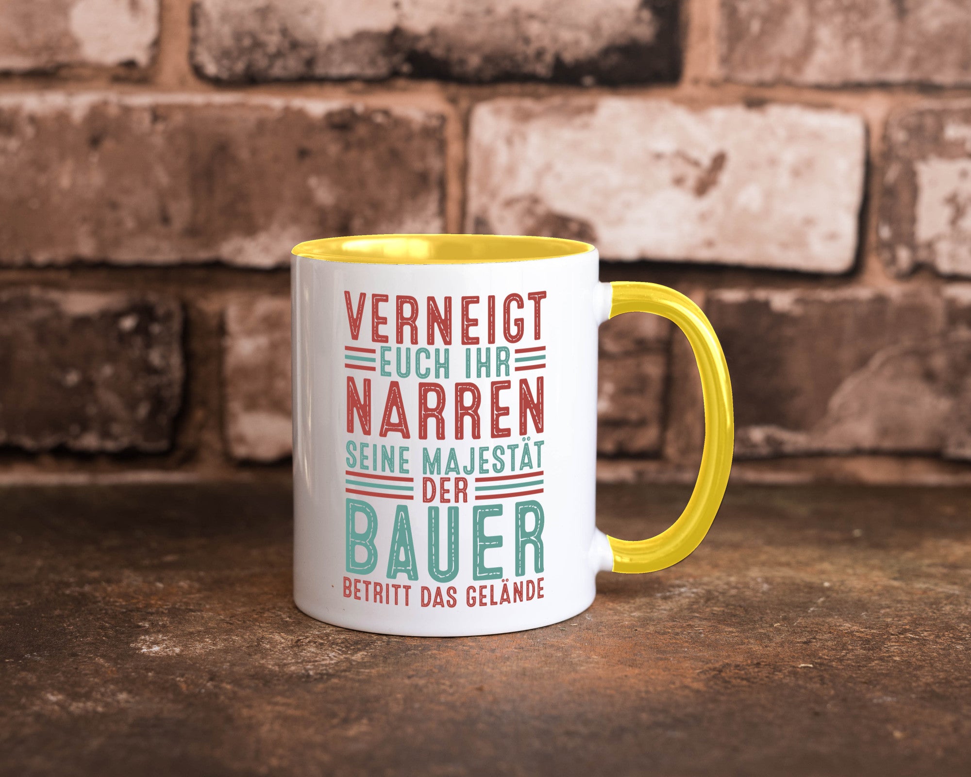 Verneigt euch: Bauer | Bauernhof Landwirtschaft v2 lustig Humor Geschenkidee