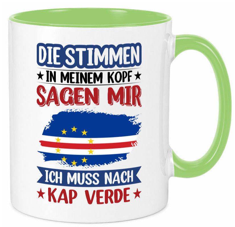 Kap Verde | Urlaub Stimmen in meinem Kopf Traumland lustig Humor Geschenkidee