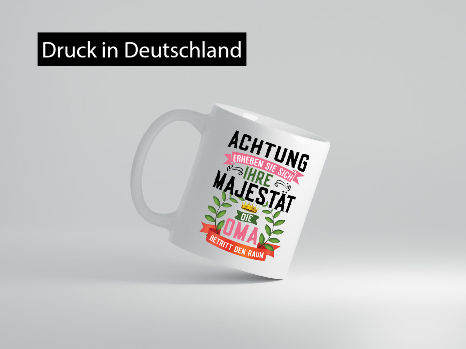 Attention, stand up | Majesty Grandma Best Humor Family Gift Idea Mug