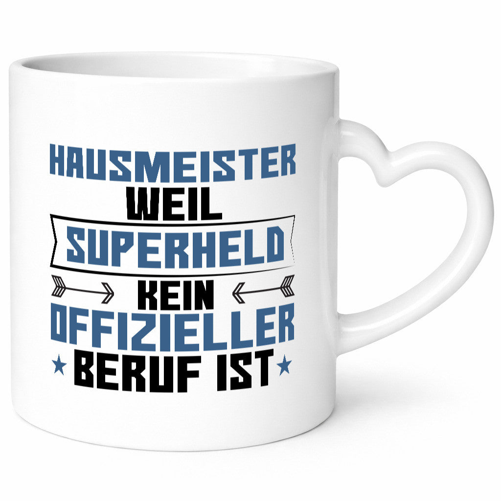 Superheld Hausmeister | Hauswart Geschenk Humor Geschenkidee lustiger Spruch