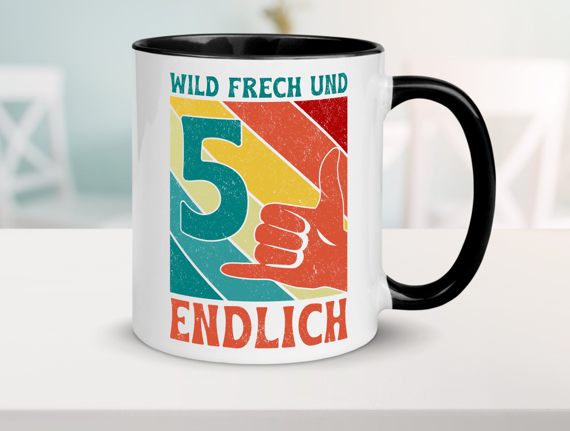5. Geburtstag | 5 Jahre Wild und Frech Geschenk Geschenkidee lustiger Spruch