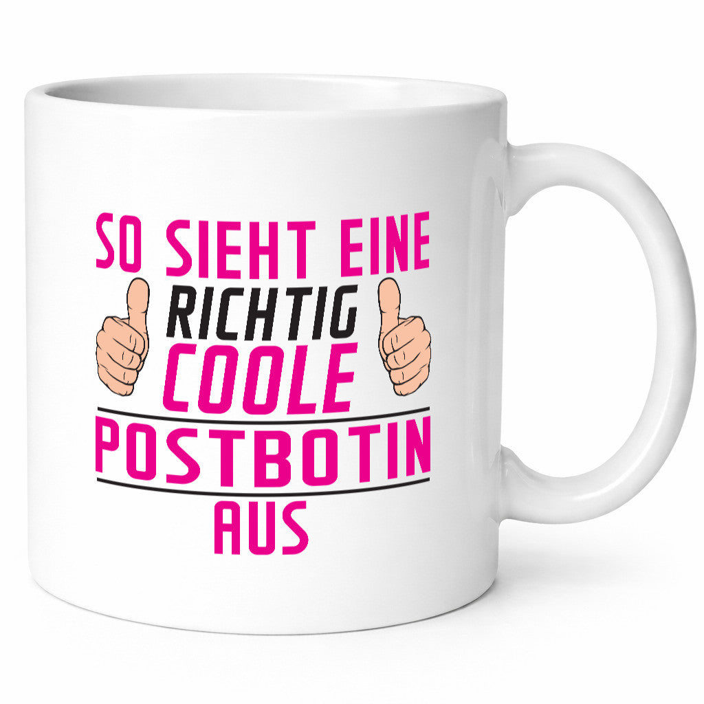 Richtig Coole Postbotin | Beruf Post Briefträger lustig Arbeit Kollegen Büro