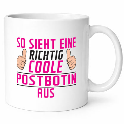 Richtig Coole Postbotin | Beruf Post Briefträger lustig Arbeit Kollegen Büro