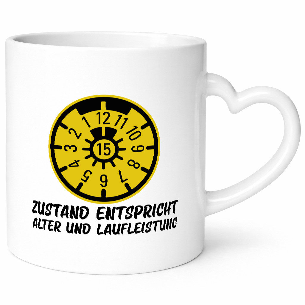 Zustand entspricht Alter und Laufleistung | Autofan Tacho lustig Humor