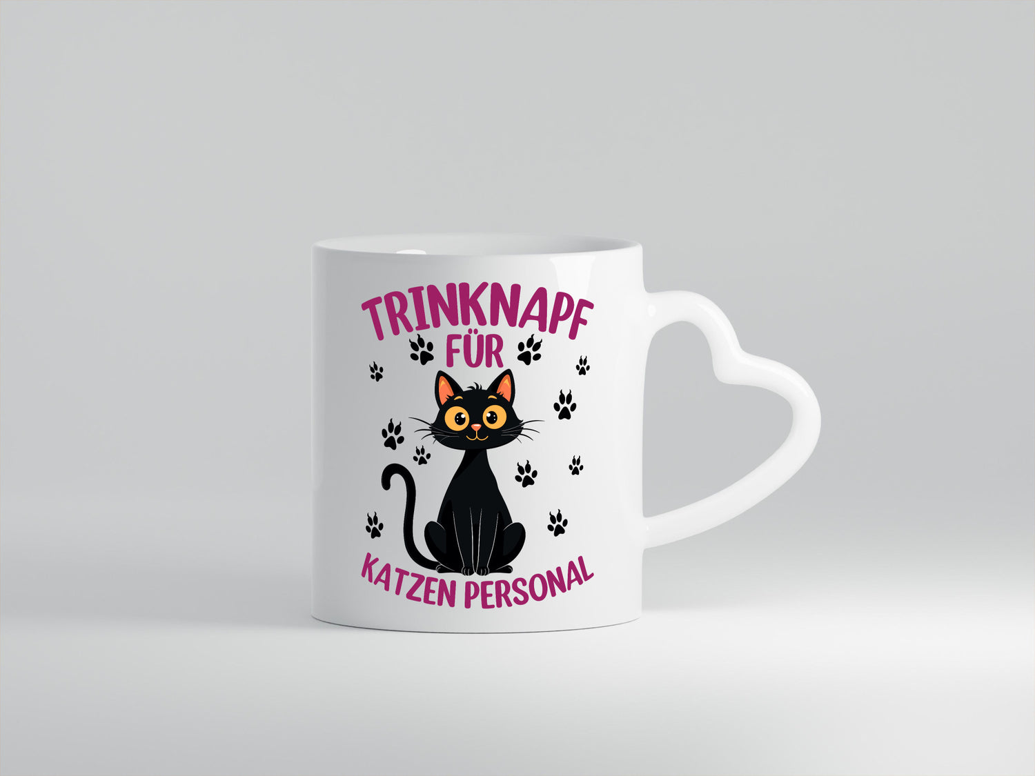 Katzen Personal | Katzenbesitzer Tasse Katze Humor vl5 lustiger Spruch Geschenk