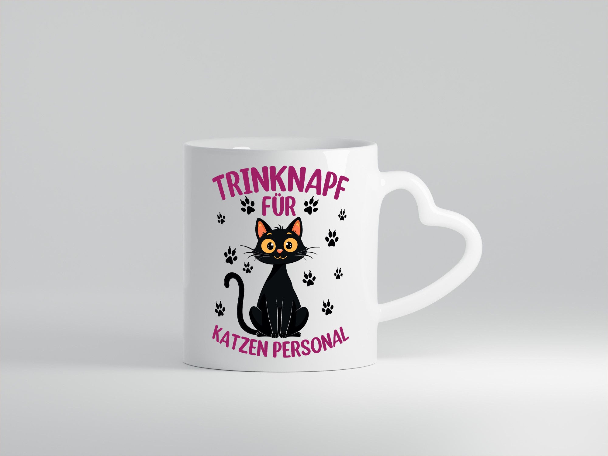 Katzen Personal | Katzenbesitzer Tasse Katze Humor vl5 lustiger Spruch Geschenk