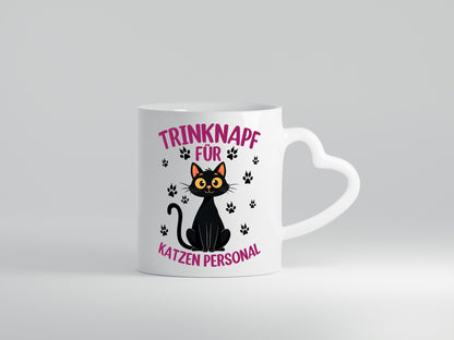 Katzen Personal | Katzenbesitzer Tasse Katze Humor vl5 lustiger Spruch Geschenk