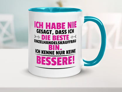 Die Beste Einzelhandelskauffrau | Einzelhandel Geschenkidee Humor Tasse