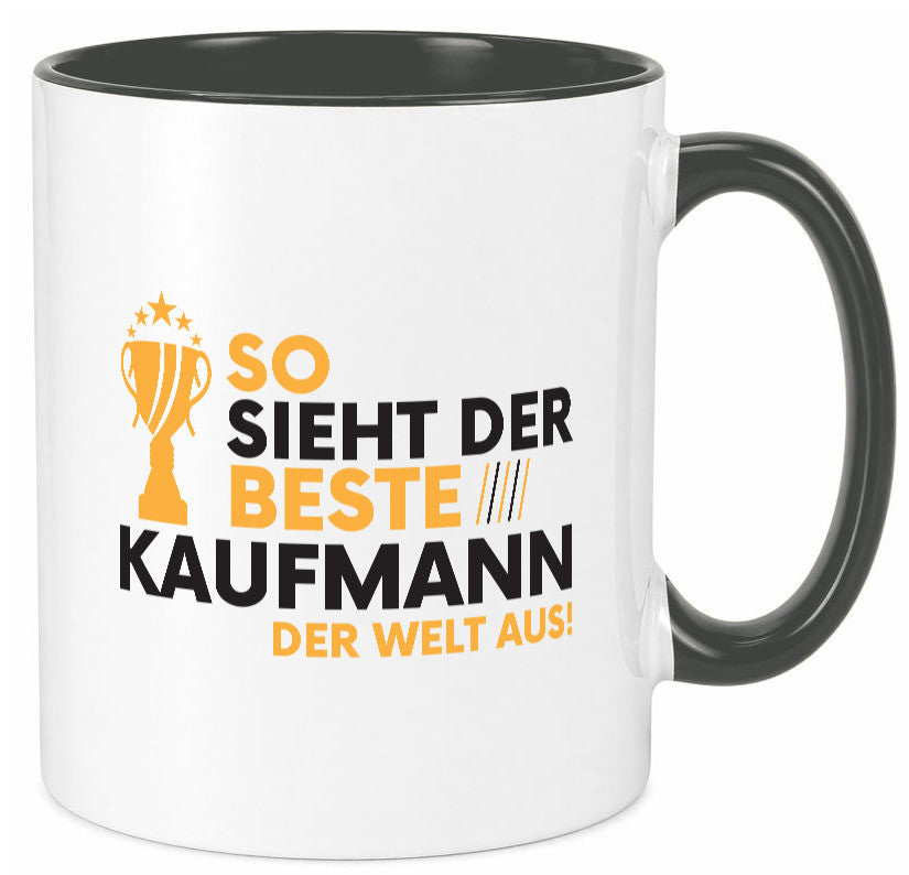 Der Weltbeste Kaufmann Kaufmänner lustig Humor Geschenkidee Geschenk Tasse