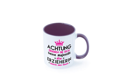 Seine Majestät Erzieherin | Pädagogin Schule Humor Geschenkidee Tasse