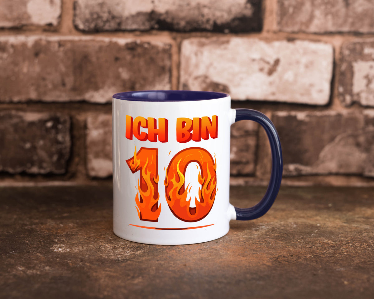 10. Geburtstag | 10 Jahre Drache lustiger Spruch Geschenk Geschenkidee Tasse