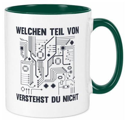 Welchen teil von verstehst du nicht | technik Humor Geschenkidee Tasse