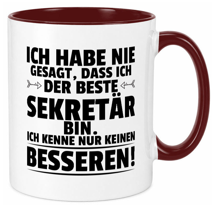 Keinen Besserer Sekretär | Büro lustiger Spruch Geschenk Arbeit Kollegen Tasse