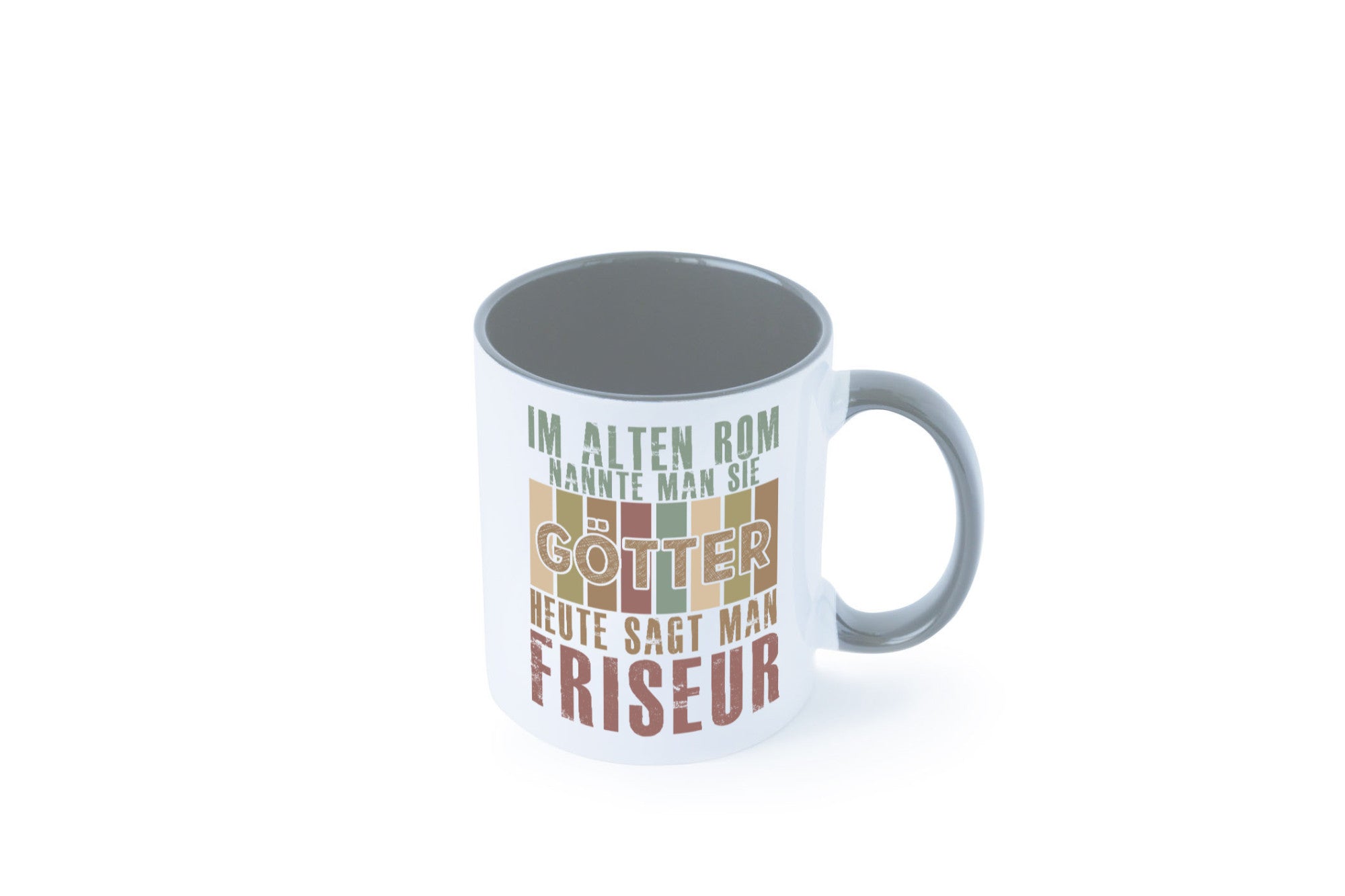 Heute sagt man: Friseur | Frisör Geschenkidee Humor Tasse