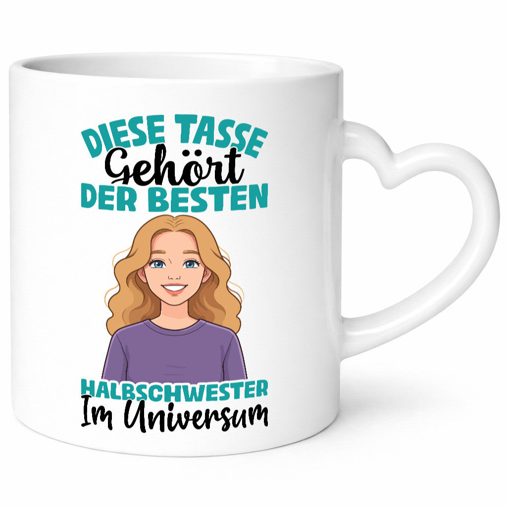 Im Universum: Halb Schwester | Stiefvater Stiefmutter Geschenkidee Familie
