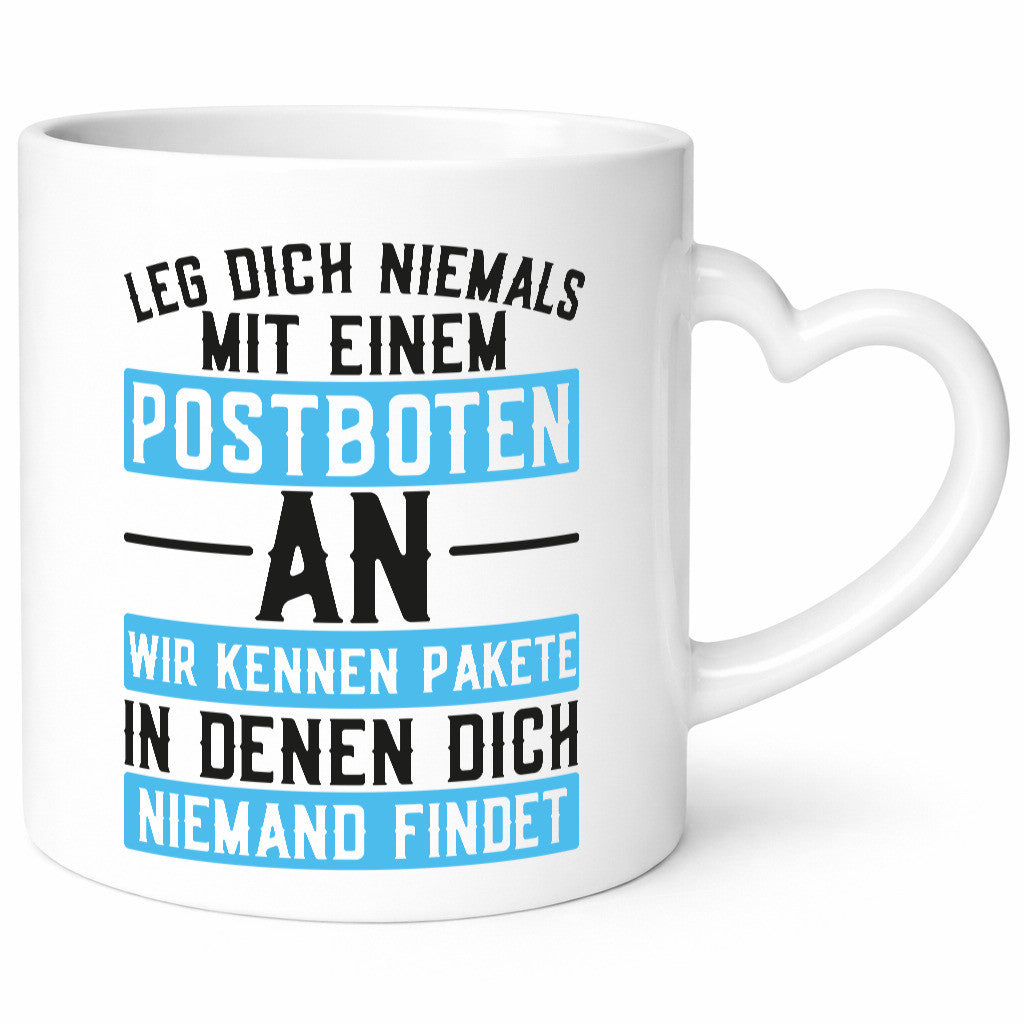 Leg dich nicht mit Postboten an | Paket Zusteller Kurier Geschenkidee Humor