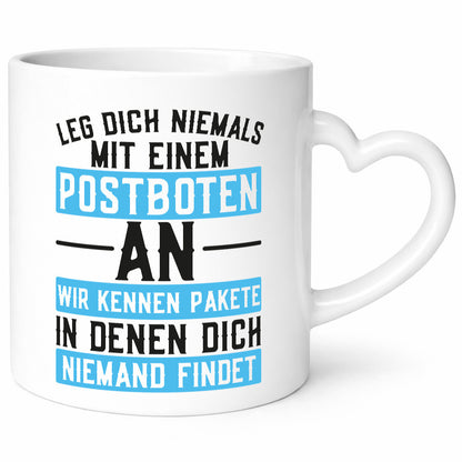 Leg dich nicht mit Postboten an | Paket Zusteller Kurier Geschenkidee Humor