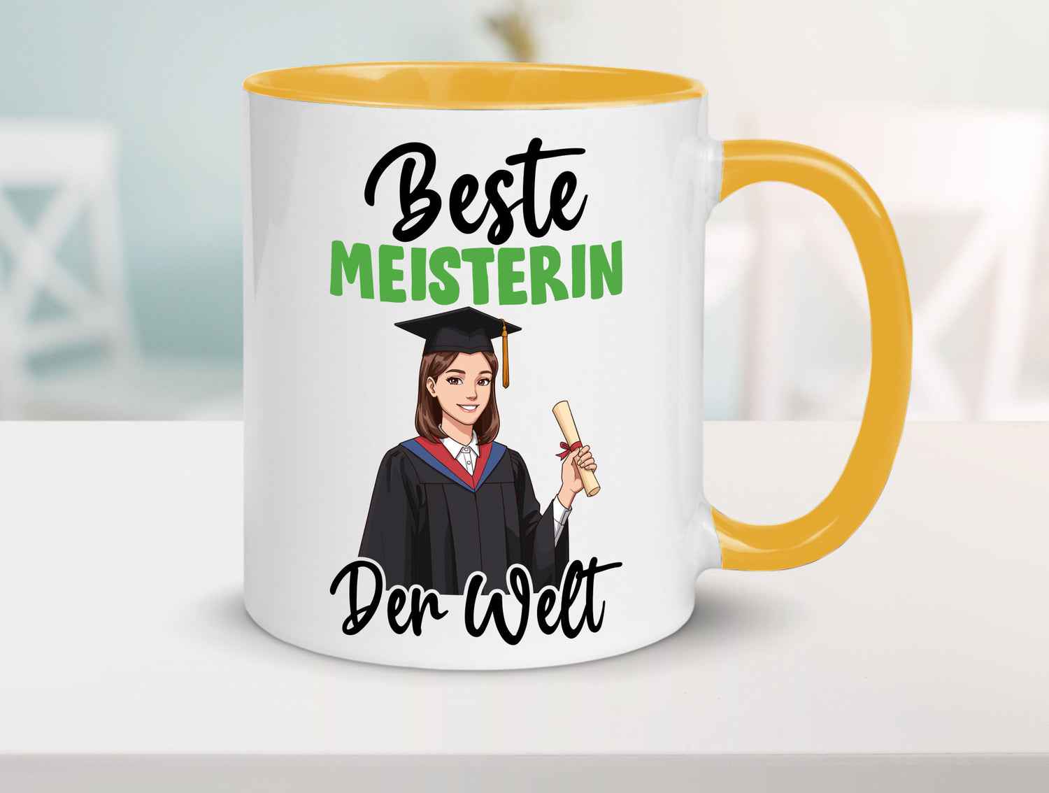 Beste Meisterin | Meisterbrief v2 Geschenk Humor Geschenkidee lustiger Spruch
