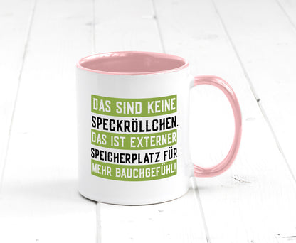 Keine Speckröllchen | Softwareentwickler PC Körperfülle Geschenkidee Humor Tasse