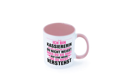 Löse Probleme: Kassiererin v2 lustiger Spruch Geschenk Humor Geschenkidee Tasse