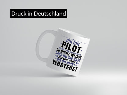 Löse Probleme: Pilot | Flugzeug Piloten v2 Humor Geschenkidee Tasse