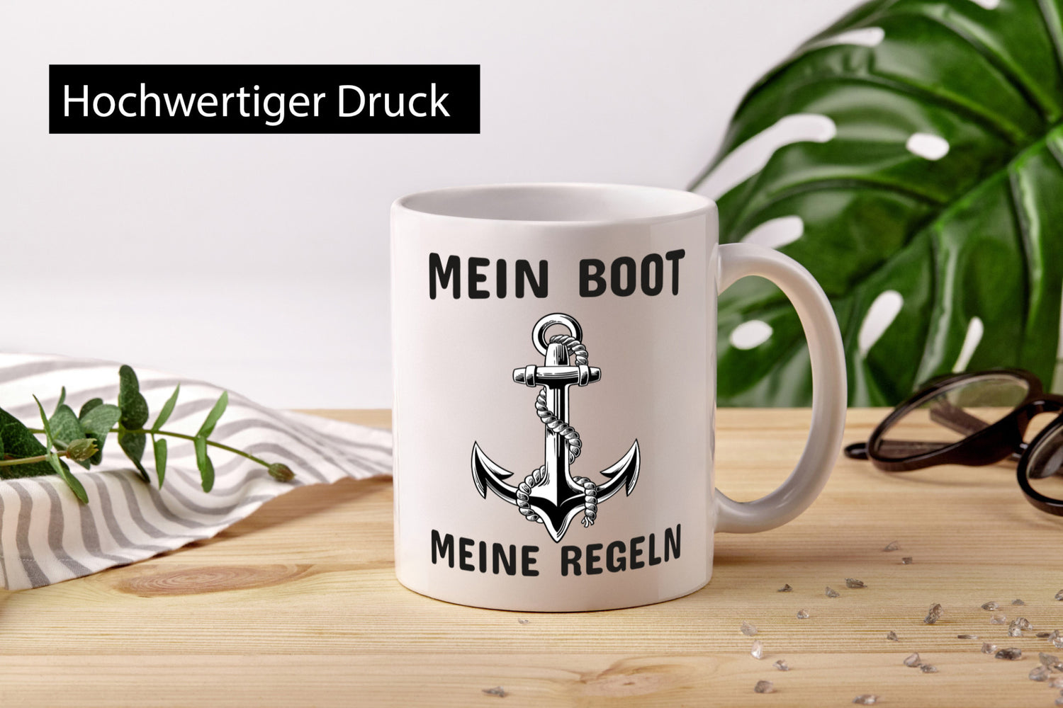 Mein Boot meine Regeln | Bootbesitzer Tasse Kapitän Geschenkidee Humor