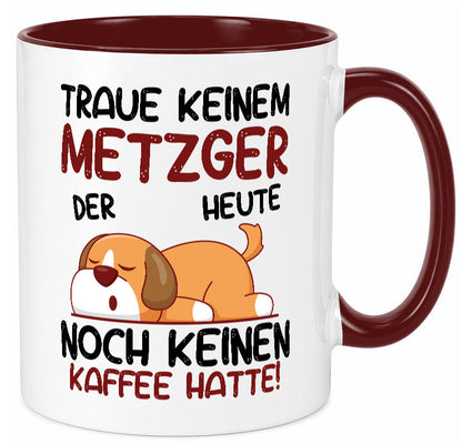 Traue keinem Metzger | Fleischer Metzgerei lustiger Spruch Geschenk Humor