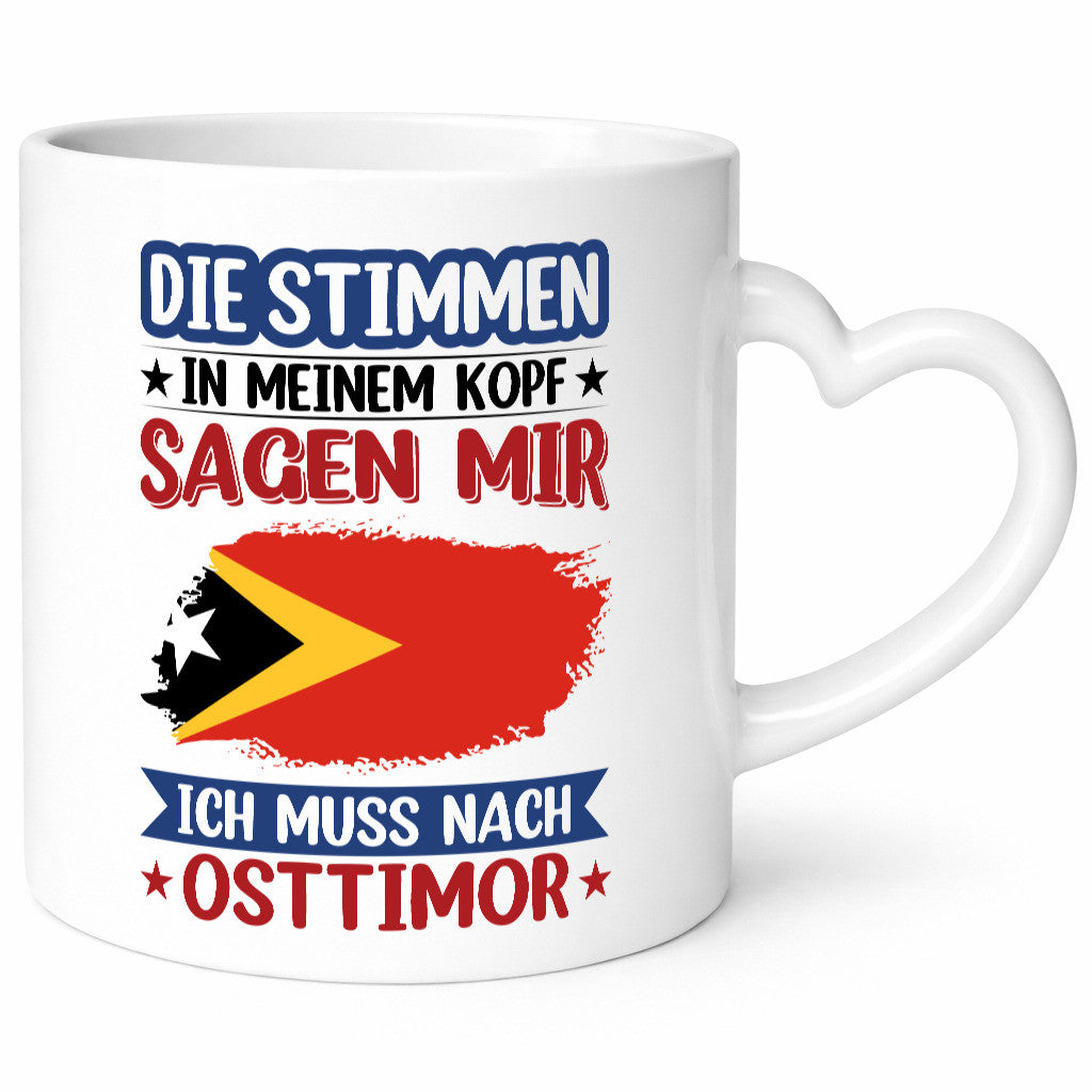Osttimor | Urlaub Stimmen in meinem Kopf Traumland lustig Humor Geschenkidee
